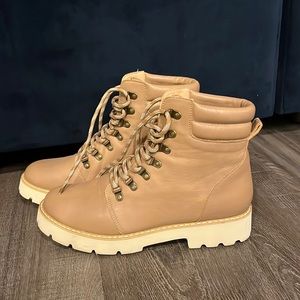 Lug sole boots